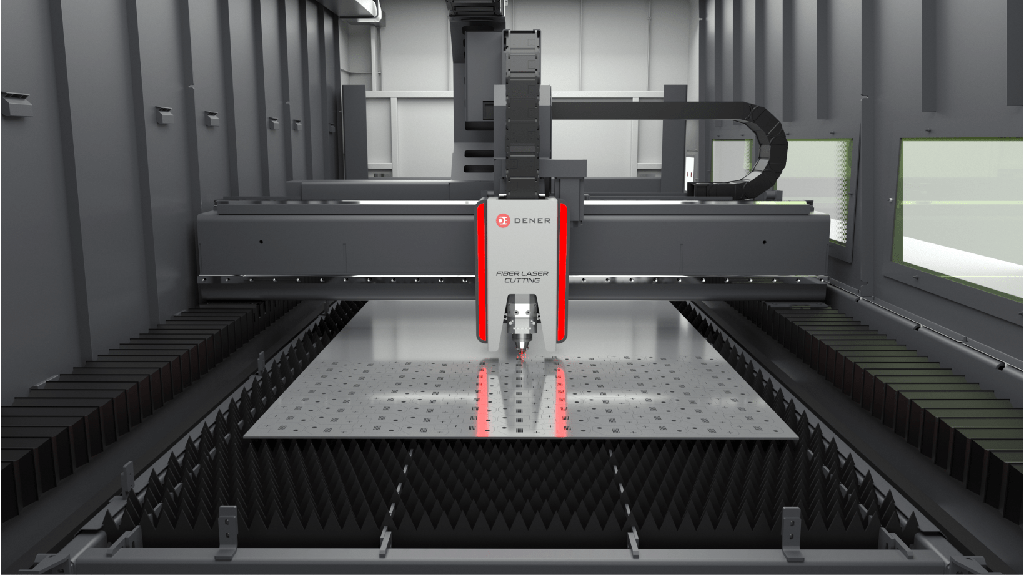 Machine de découpe laser fibre type GFL