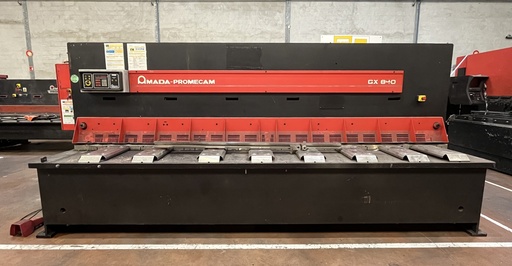 (MODELE FP OCCAS Scomo )  CISAILLE GUILLOTINE AMADA GX 840 GE